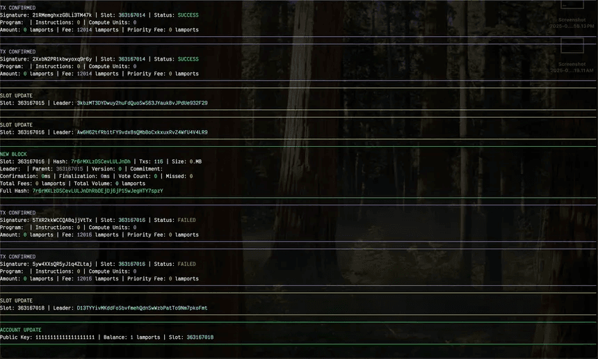 Solana Indexer preview