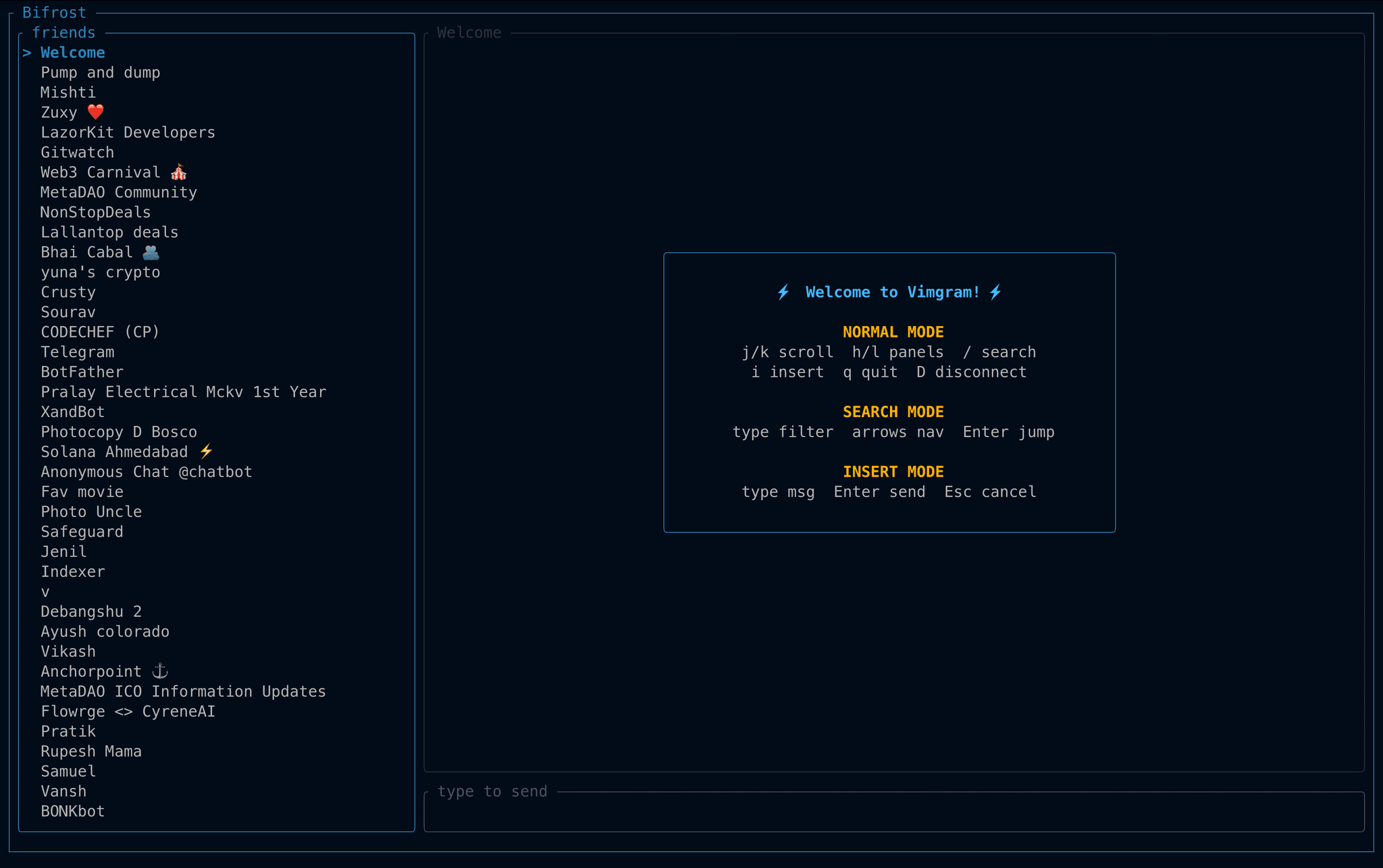 Vimgram preview