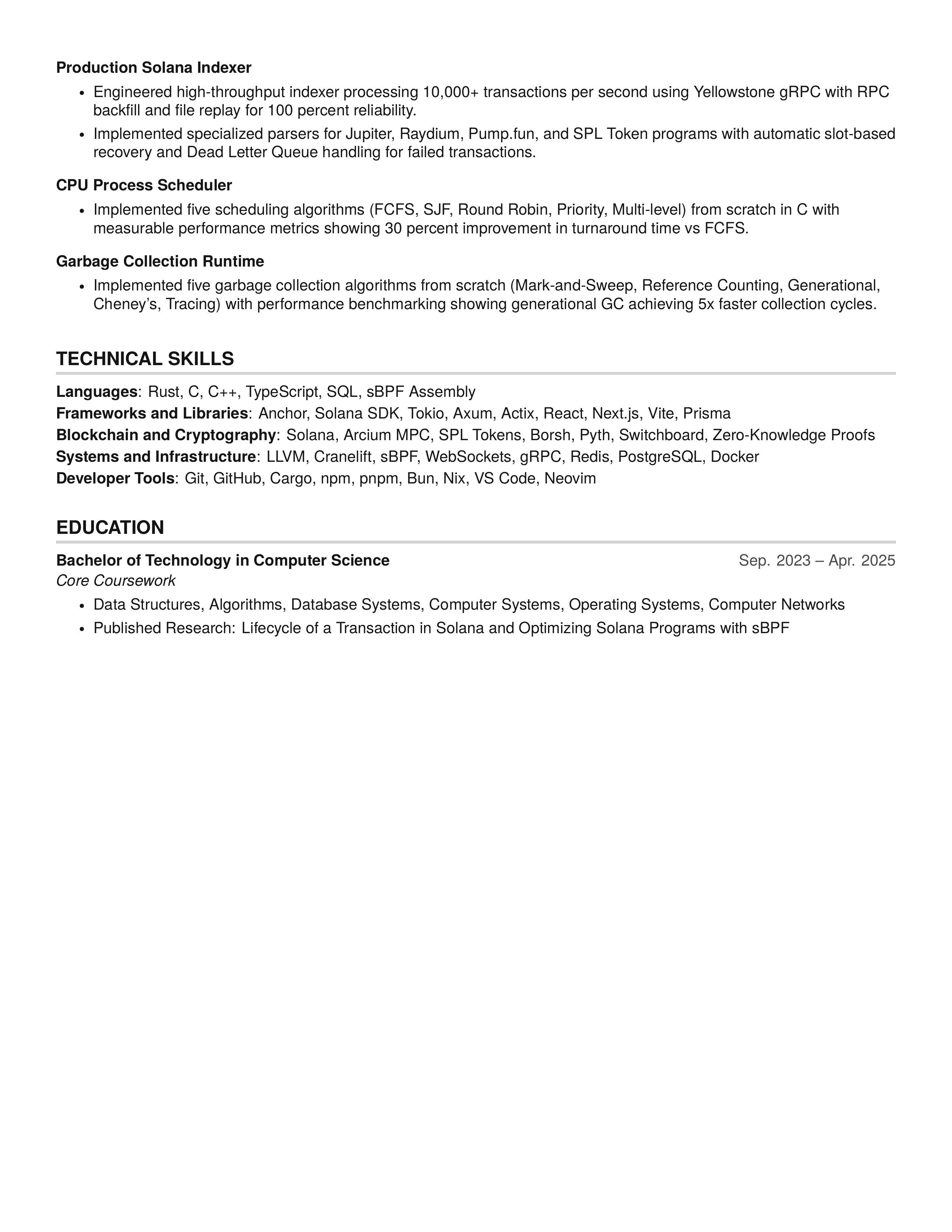 Shubh resume — page 2 of 2